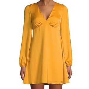 BCBGeneration NWT Empire-Waist Yellow Dress